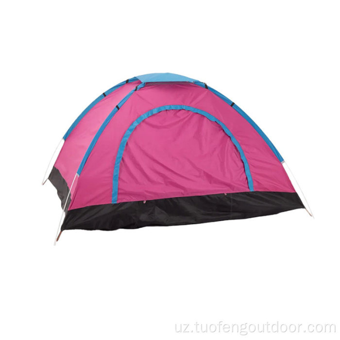 1.5kg ko'k, to'q sariq yoki pushti rekreatsion chodir